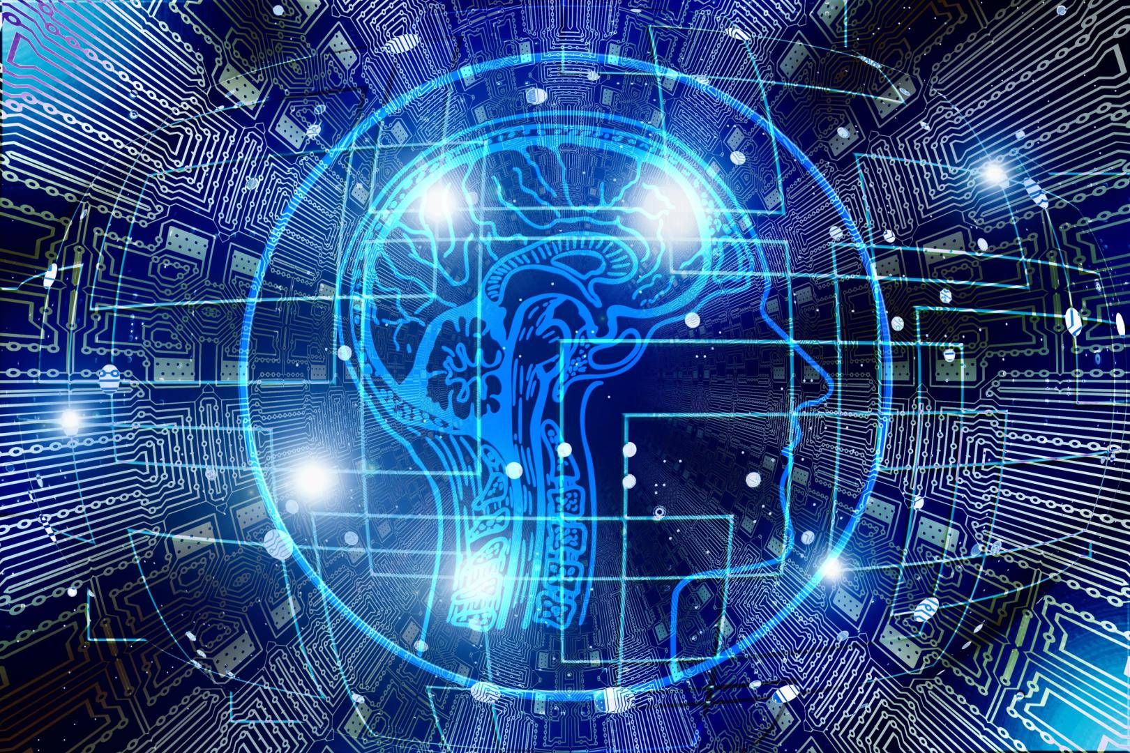 Una imagen alegórica de la inteligencia artificial