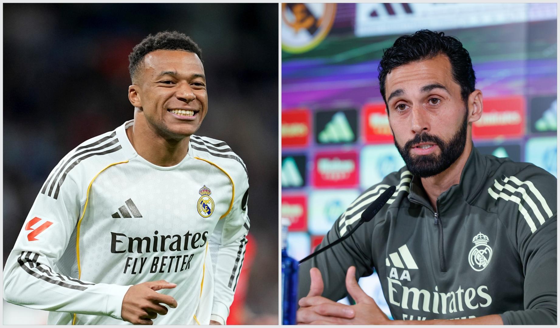Kylian Mbappé y Álvaro Arbeloa