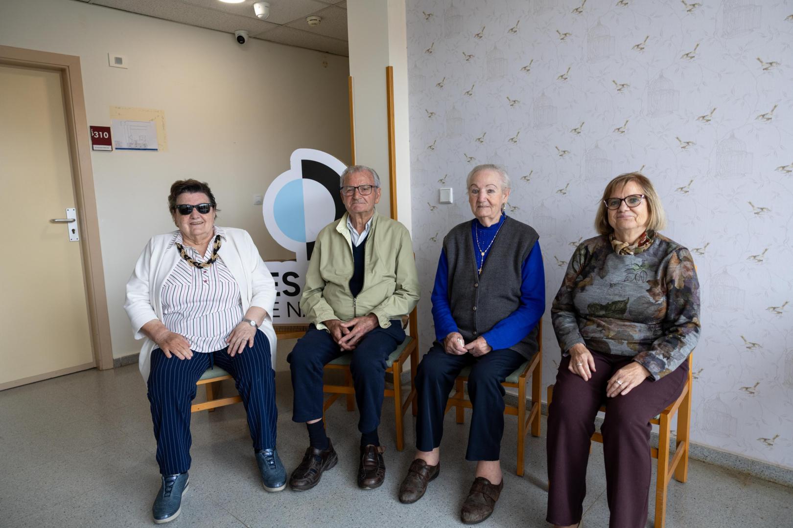 Desde la izquierda: Guadalupe Urzaiz Merino, Jesús Sesma Pérez, Loren Urzaiz Paz y Sol Pérez Sola