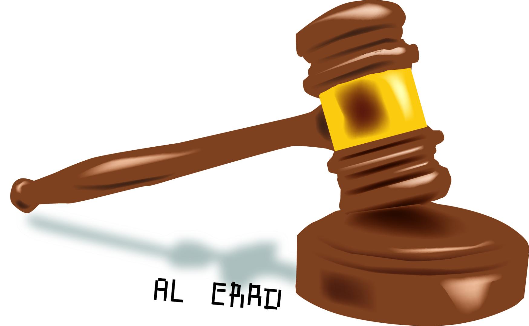 DIBUJO DE MAZO, MAZA DE JUEZ PARA ILUSTRAR ARTICULO TITULADO "LA REFORMA PENDIENTE DE LA JUSTICIA".