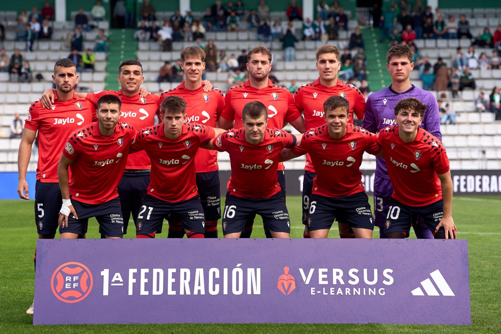 Once inicial con el que Osasuna Promesas ha afrontado el duelo ante el Racing Ferrol