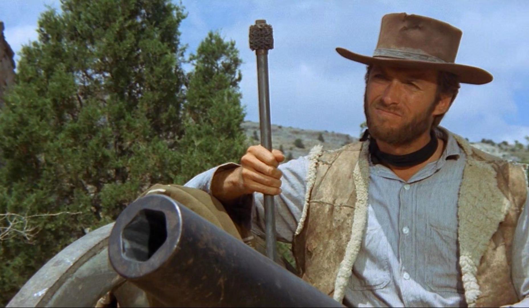 Clint Eastwood, en la secuencia final de 'El bueno, el feo y el malo'