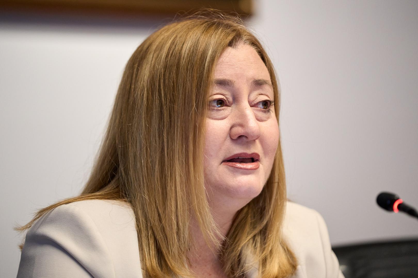 Miriam Martón, directora general de Protección Social y Cooperación al Desarrollo del Gobierno.