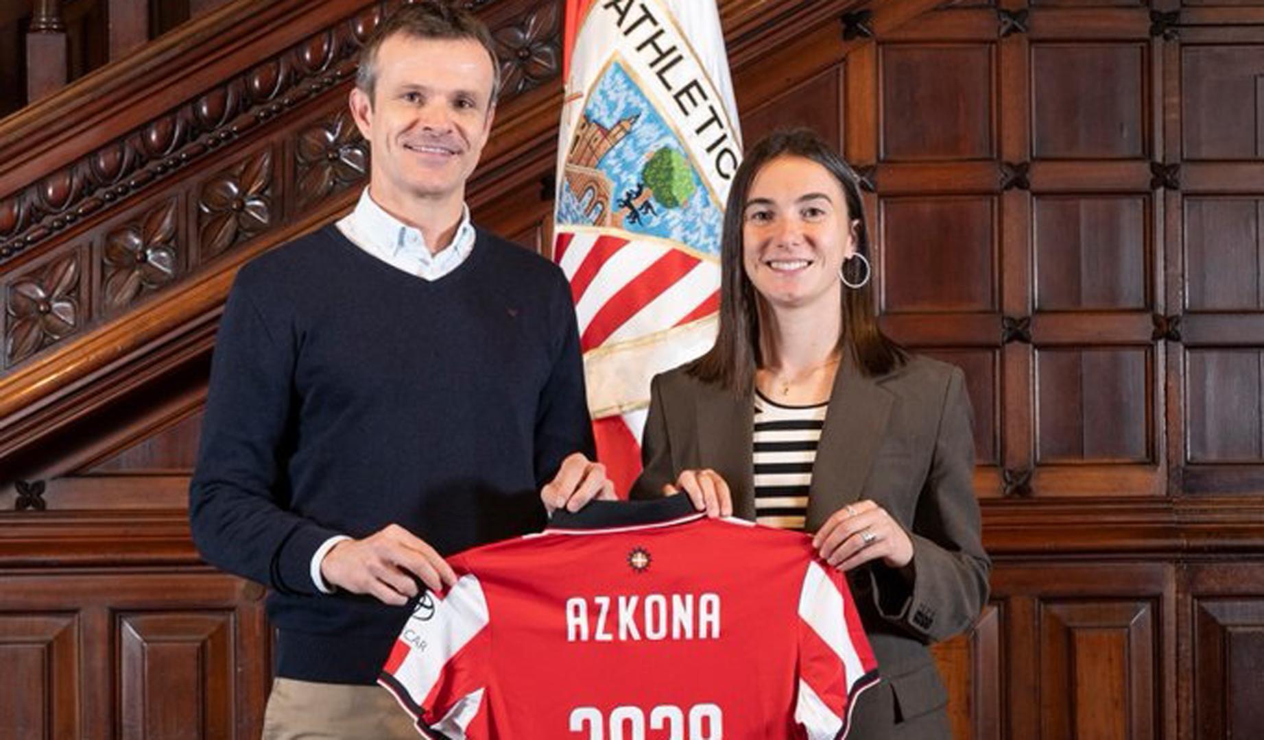 La navarra Ane Azkona amplía su contrato con el Athletic hasta 2028