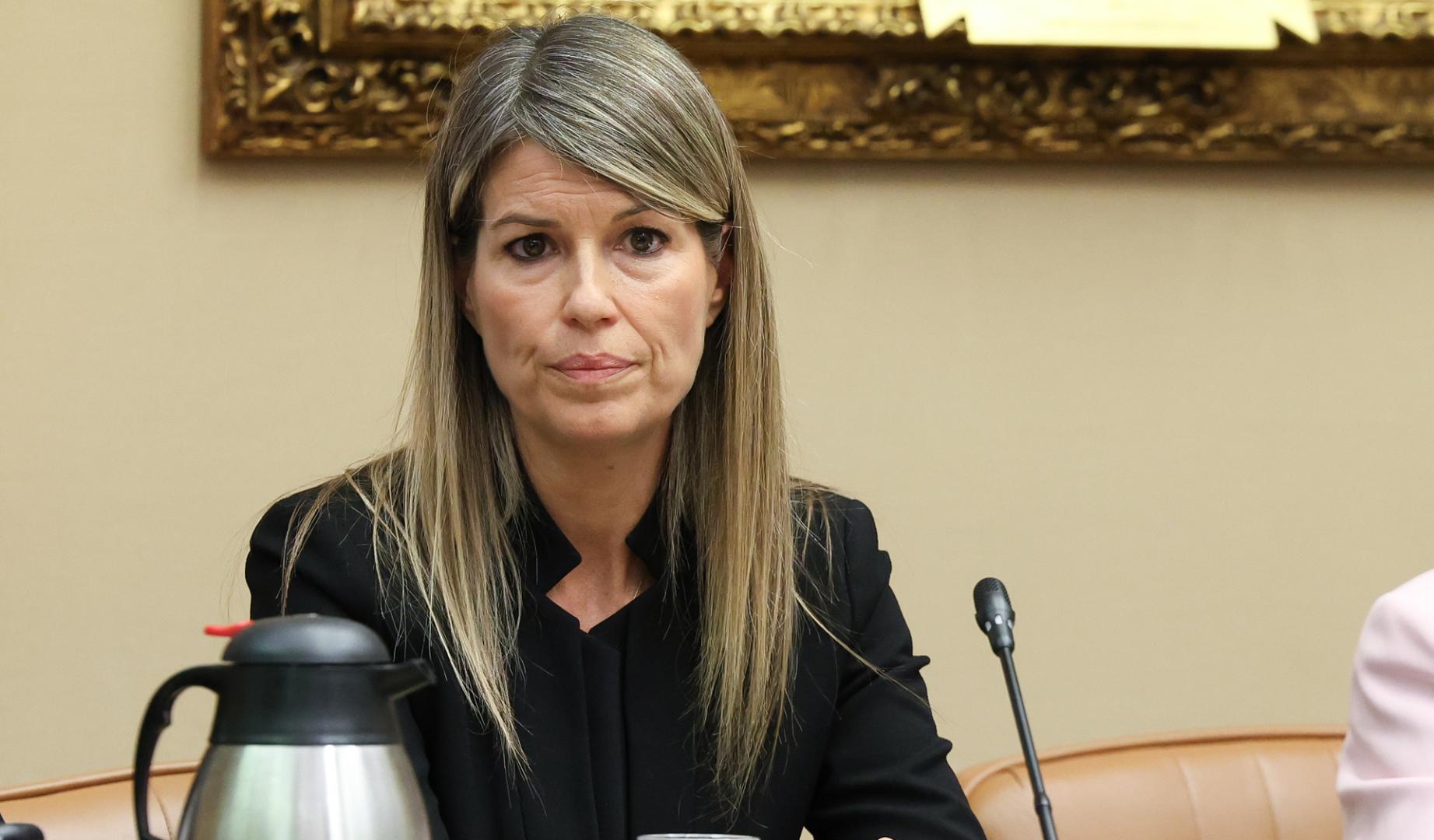 La periodista Maribel Vilaplana comparece ante la Comisión de Investigación sobre la dana, en el Congreso de los Diputados,