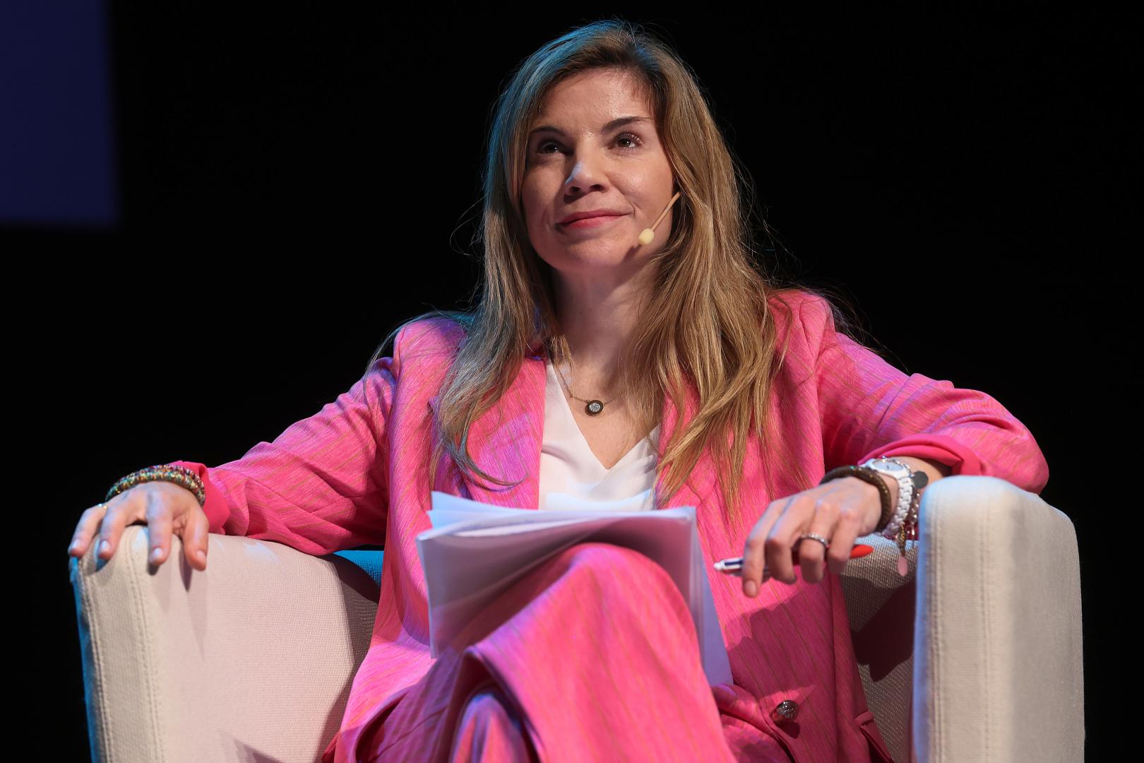 Mirian Rojas Estapé durante la jornada celebrada este martes 19 de mayo en el Museo de la Universidad de Navarra