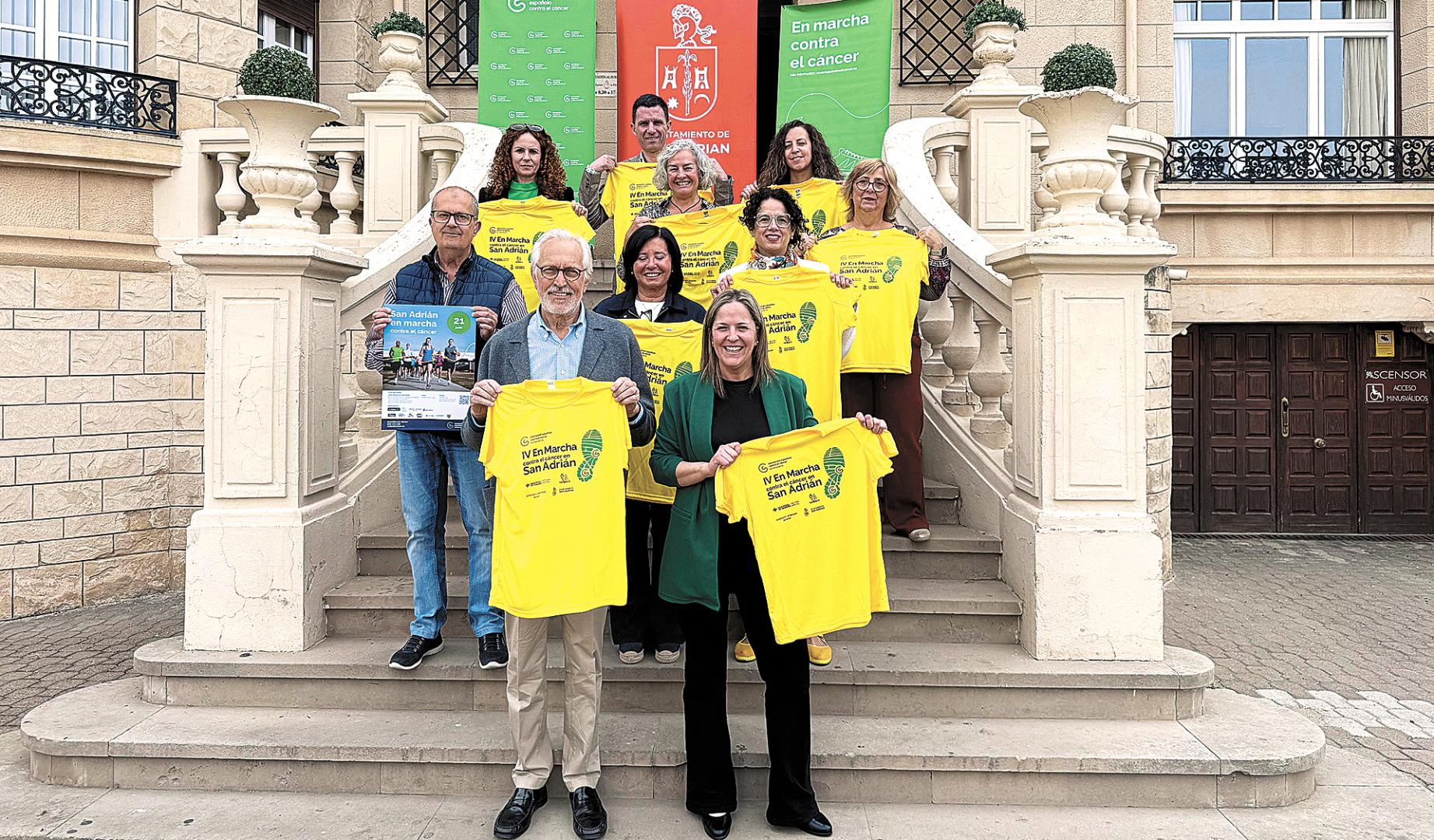 Responsables de las entidades organizadoras en la presentación
