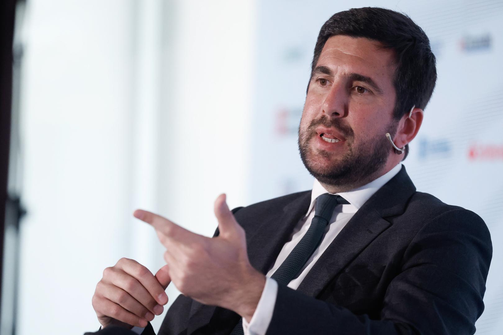 Enrique Riquelme, en un acto en Madrid
