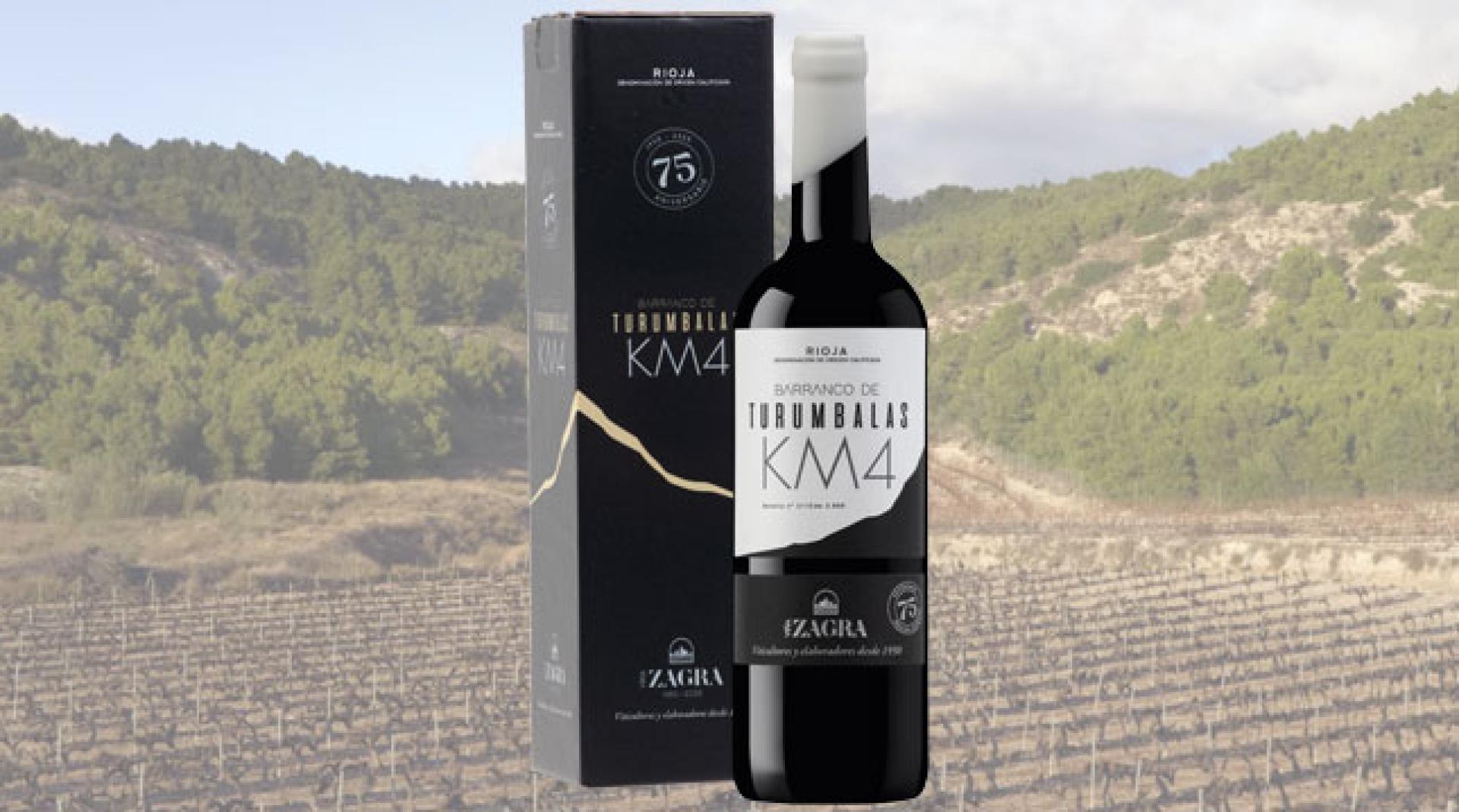 KM4 indica la distancia real entre la bodega y las viñas. Algo clave para que la uva llegue a la bodega en las mejores condiciones y se respete el medio ambiente