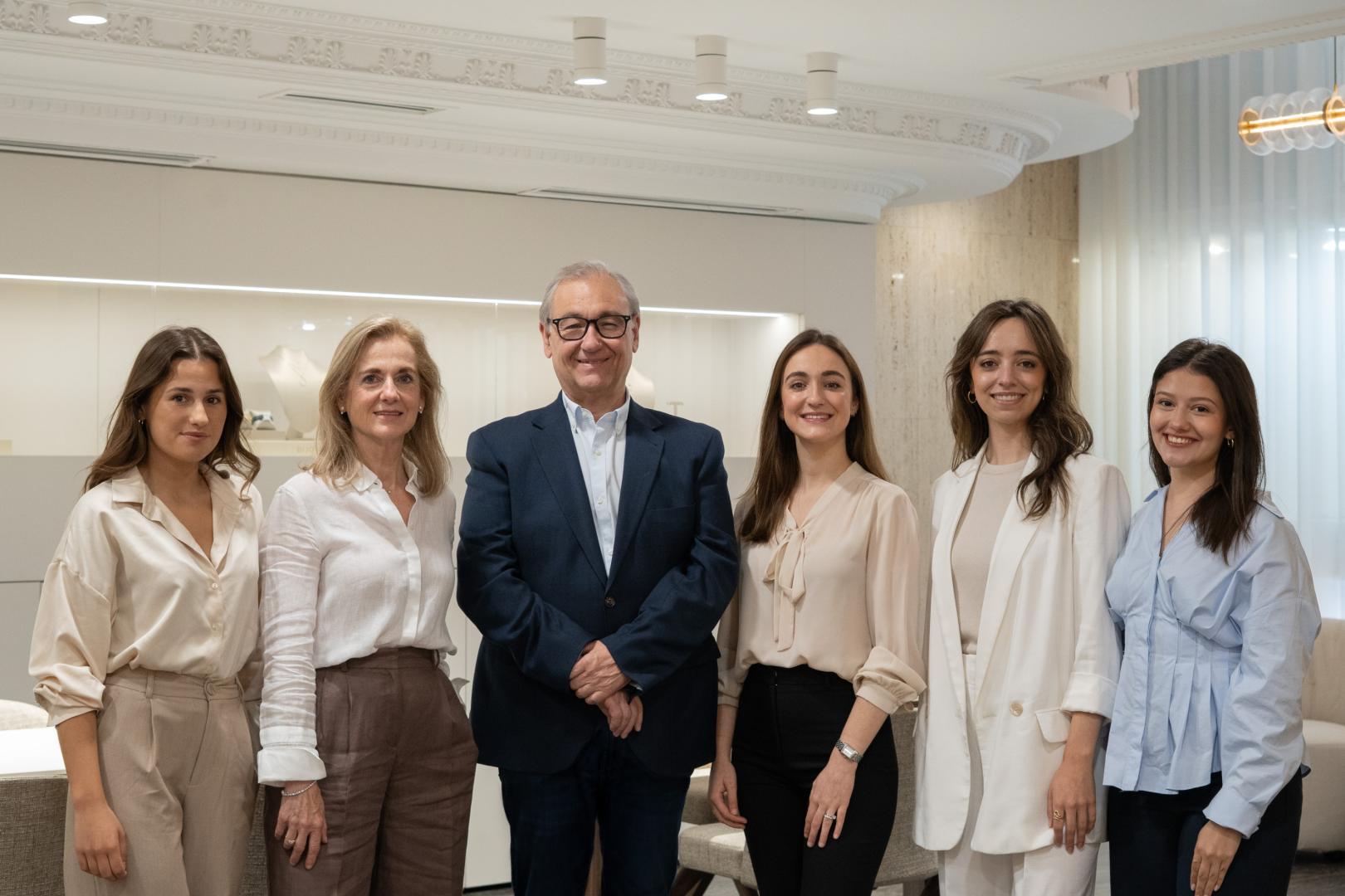 De izquierda a derecha: Andrea Yanguas, Maribel Sanz, Antonio Jordán, Ana Jordán, Patricia Bada y Stephanie Velásquez