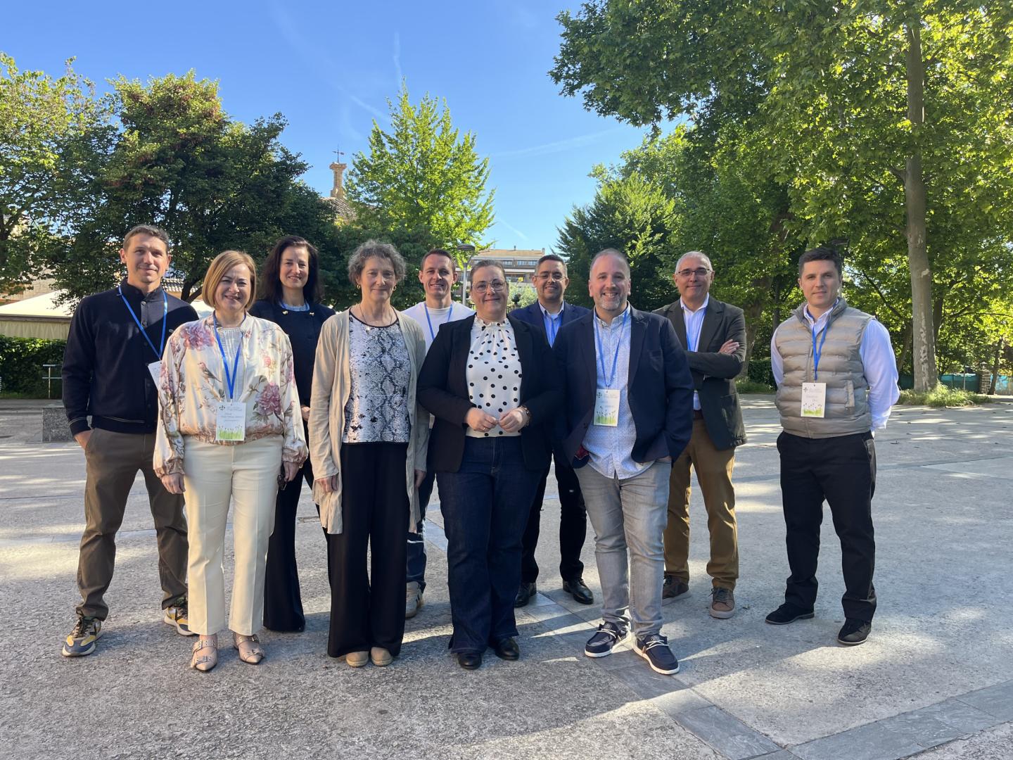 En primera fila, de derecha a izquierda, David Cabrero, Marta Ruíz de Alda, Inés Francés, e Irene López.En segunda fila, de derecha a izquierda, Federico Ezequiel,Rafael Villegas, Youssef Abdelilah, Max Bayle, Lorena Sánchez, e Ignasi Capella