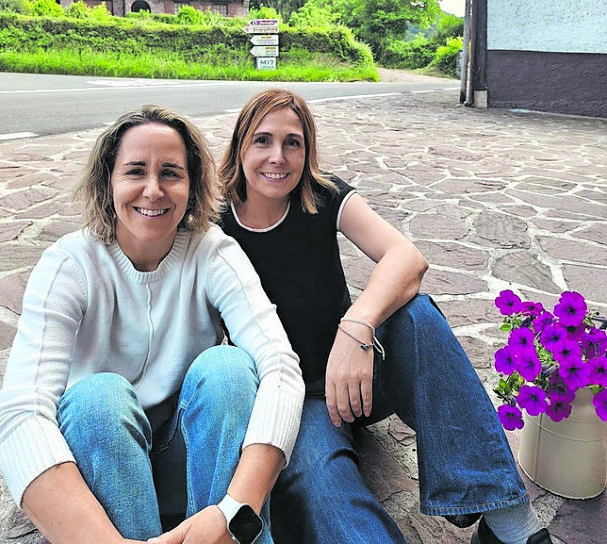 Las hermanas Haizea y Lorea Luzuriaga Badiola