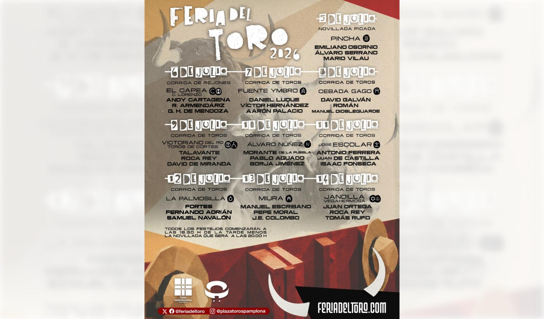 Cartel de la Feria del Toro 2026