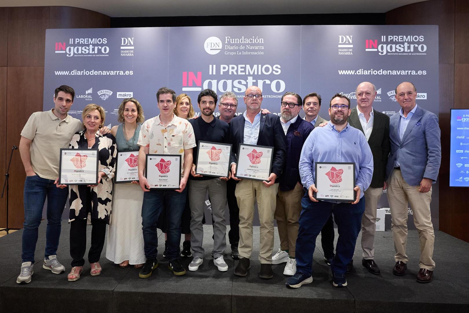Fotos de la entrega de los II Premios INgastro