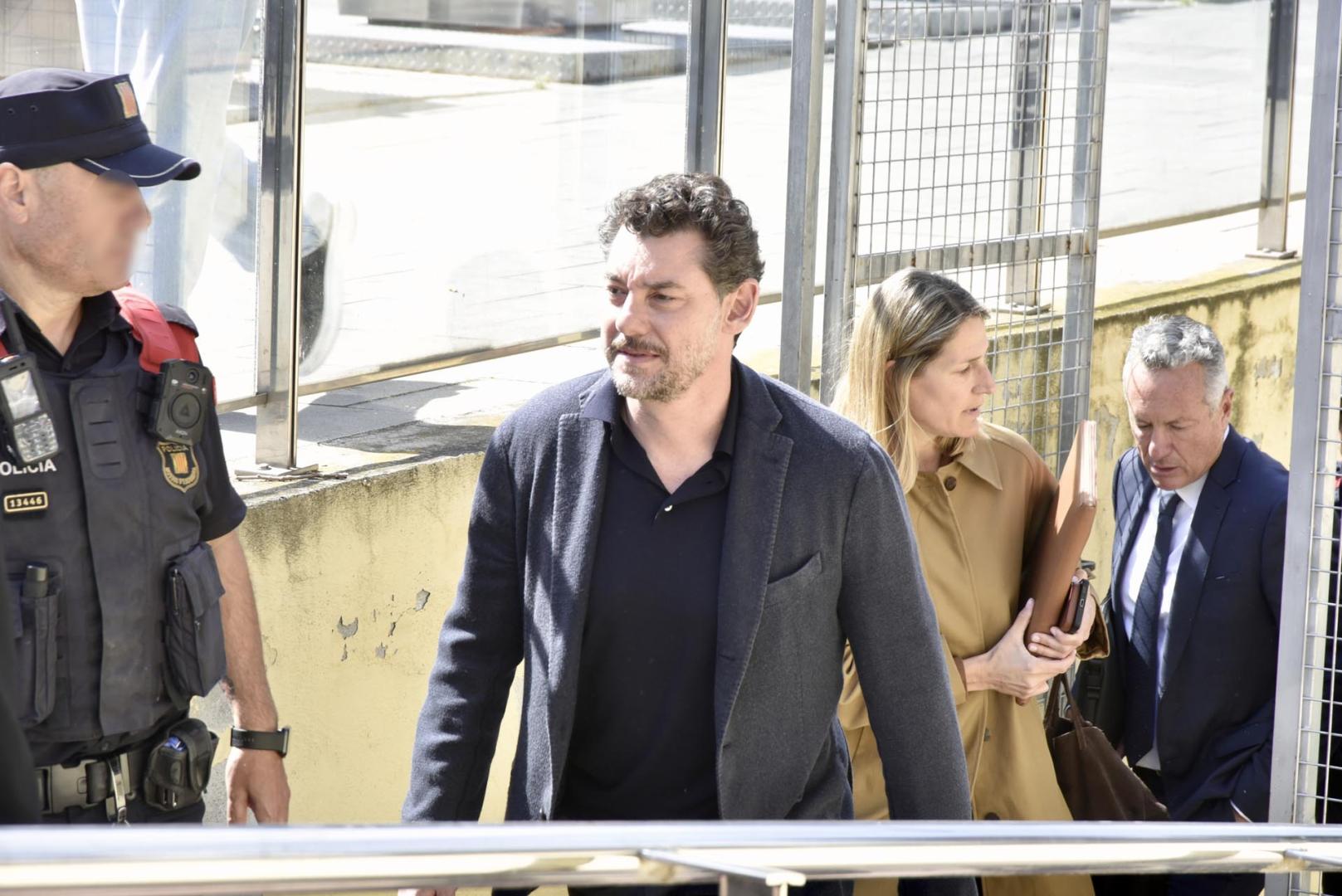 Jonathan Andic, el hijo del fundador de Mango, a su salida del Juzgado de Instrucción 5 de Martorell el pasado 19 de mayo
