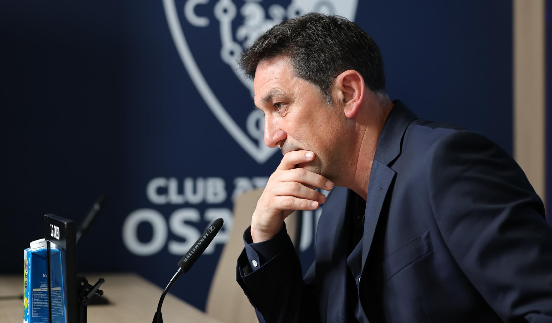 Braulio Vázquez durante la rueda de prensa de balance de la temporada