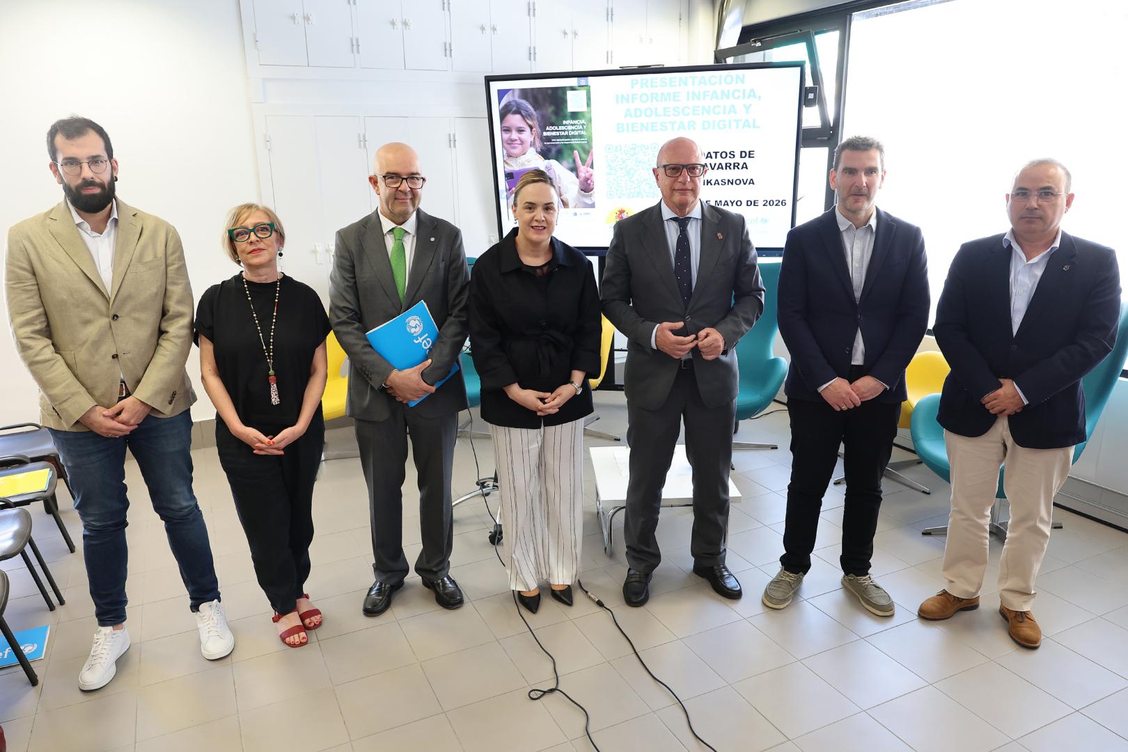 Juan Manuel Machimbarrena, Pilar Mairal, Joaquín Mencos, Alicia Echeverría, Carlos Gimeno, Luis Calatayud e Ignacio Lasheras