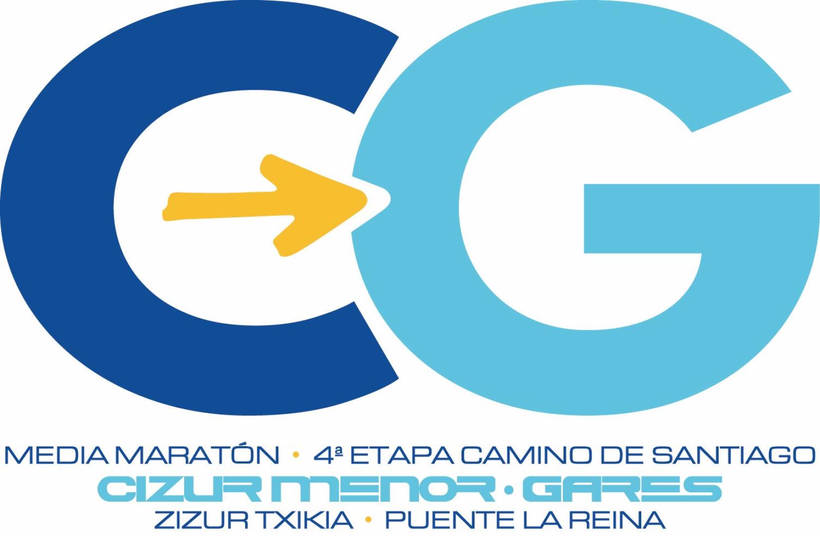 Logotipo de la nueva media maratón por el Camino de Santiago 'La Cizur-Garés'