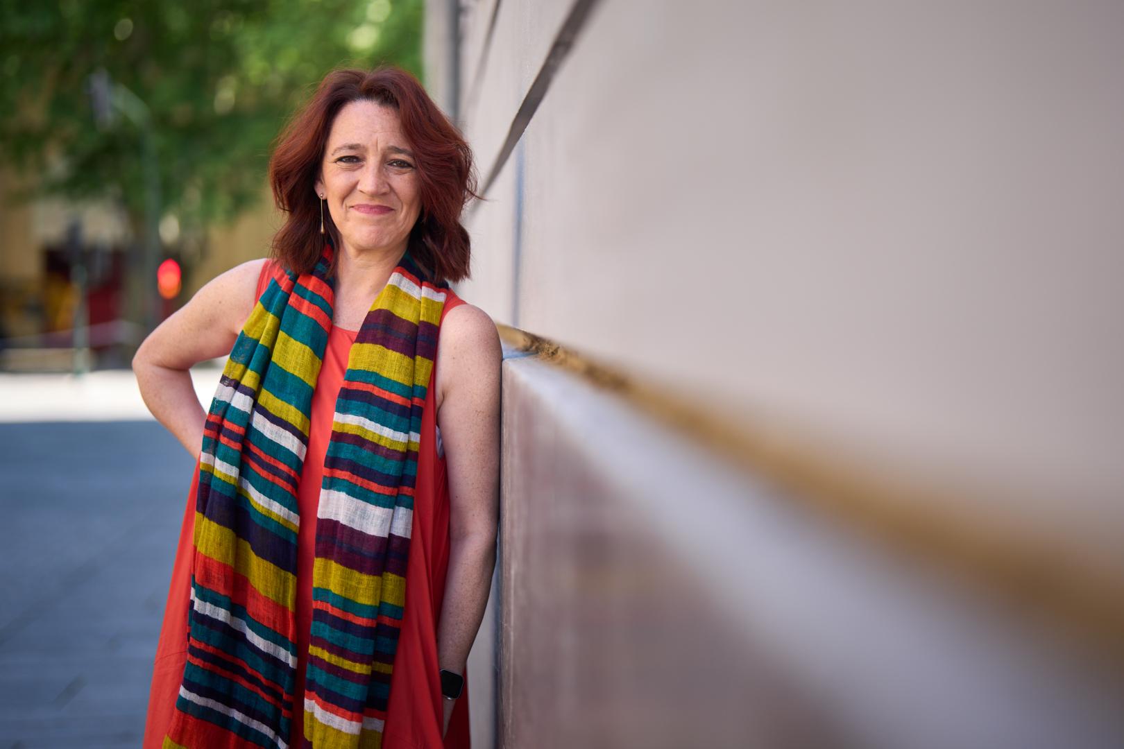 Cristina Monge, fotografiada en Pamplona.
