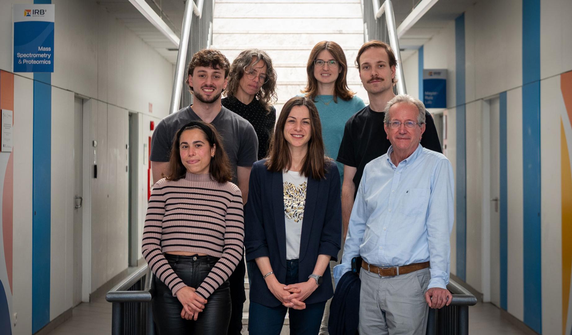 Equipo del Instituto de Investigación Biomédica (IRB Barcelona) que participa en el estudio