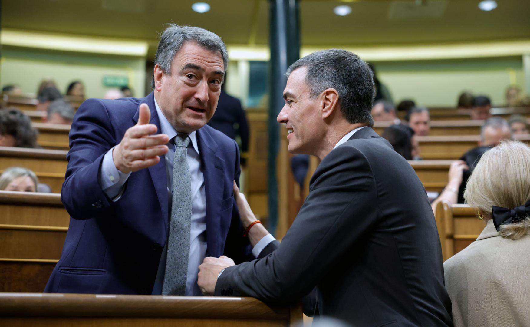 Pedro Sánchez Aitor Esteban