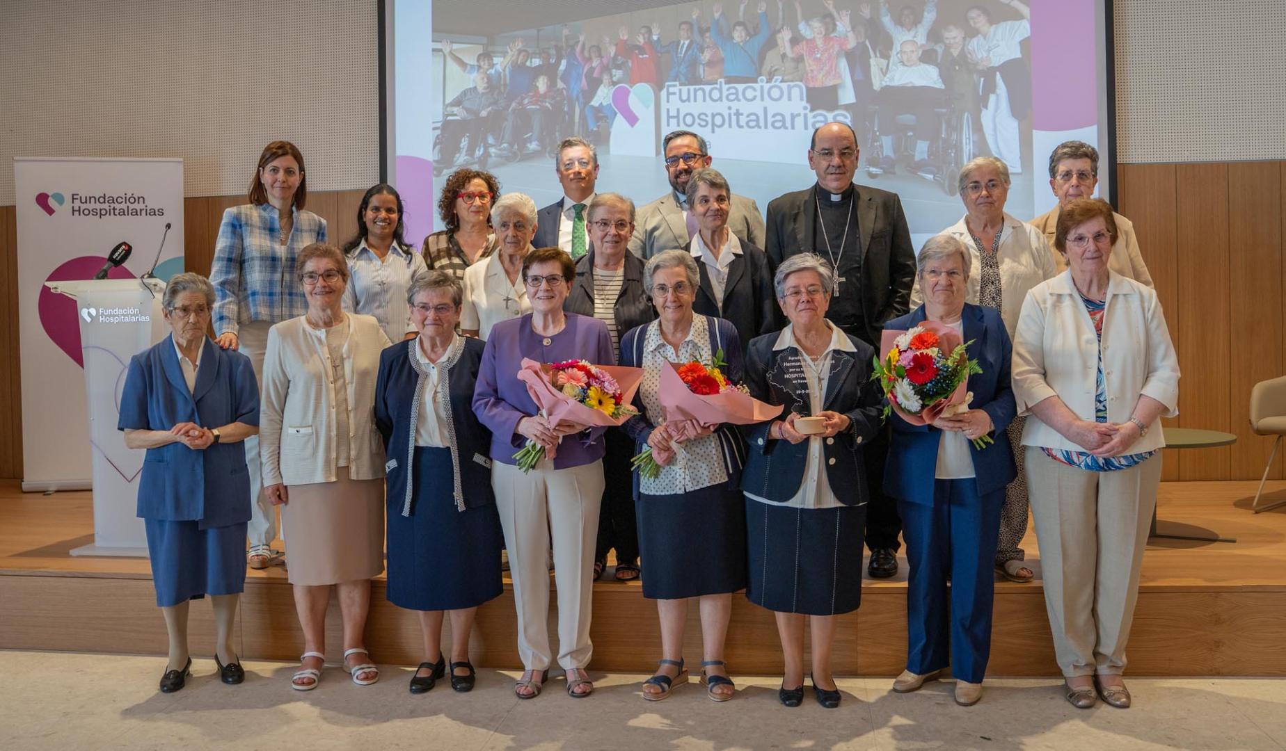 . El acto ha coincidido además con la celebración del 75º aniversario de la apertura del primer centro de Hermanas Hospitalarias en Pamplona