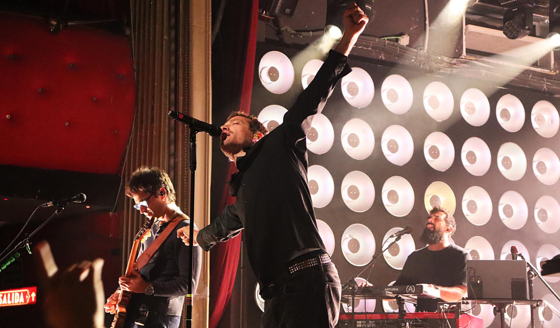 El grupo Marlon durante su actuación en La Sala Oasis de Zaragoza