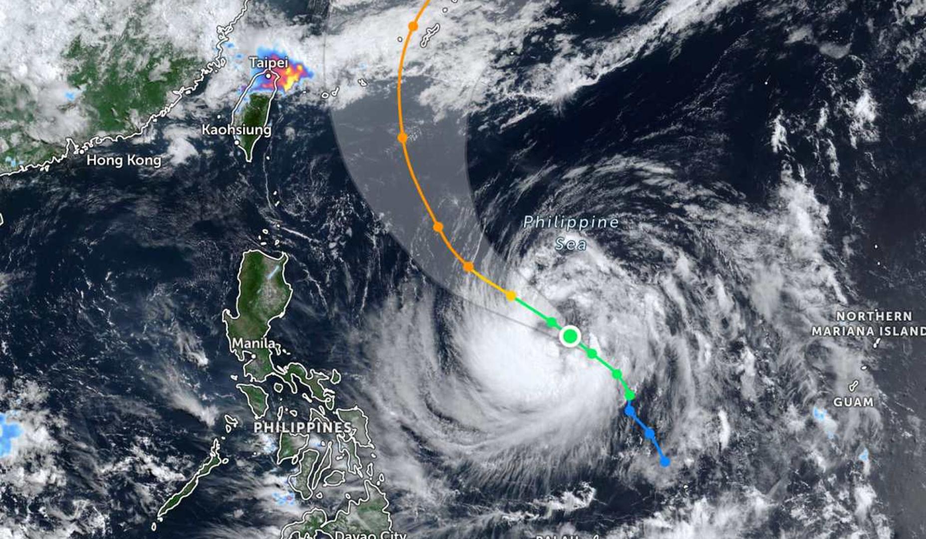 El tifón se aproxima a las prefecturas japonesas de Okinawa y Amami