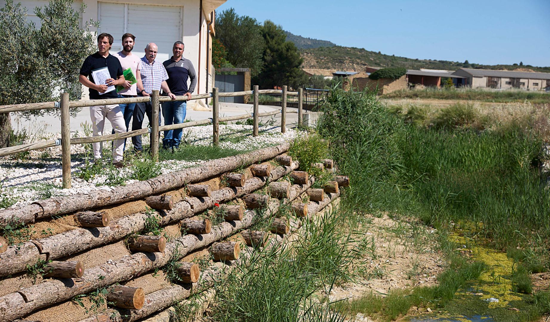 Responsables municipales, institucionales y personal técnico visitaron las obras en Murillo el Fruto