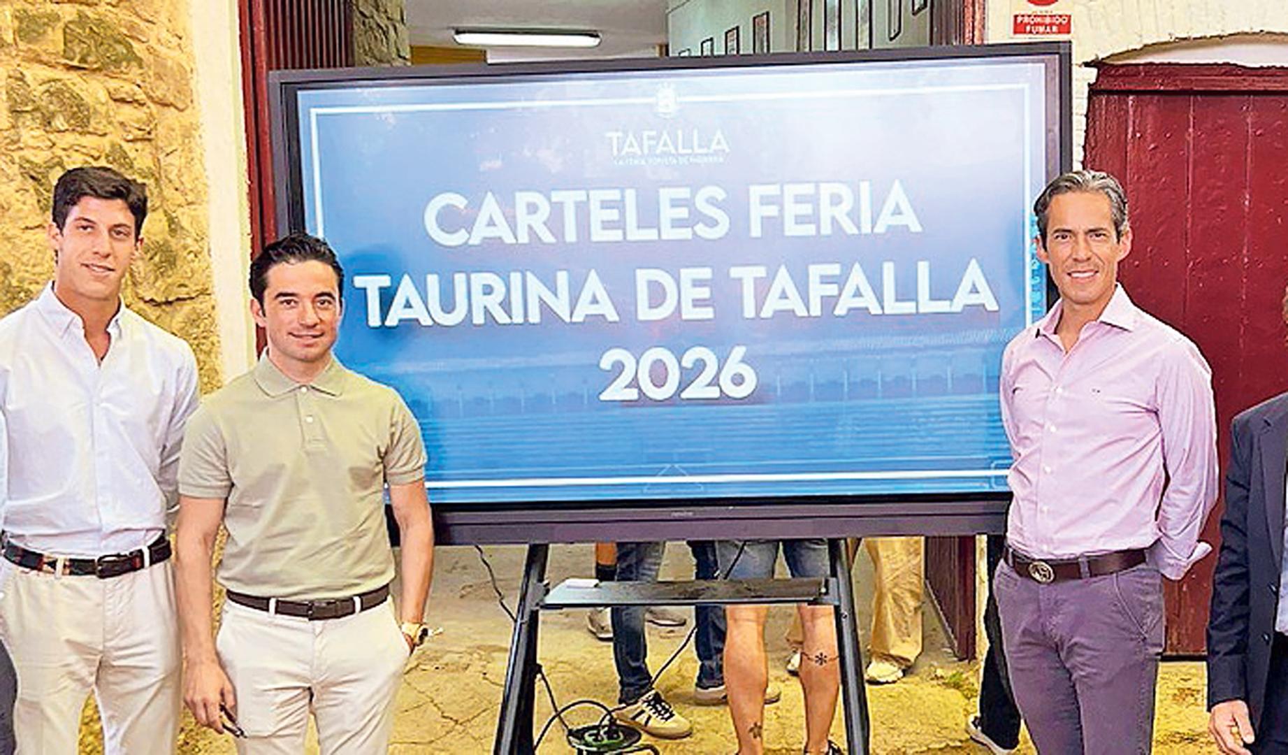 Alguno de los matadores que estarán en la feria acudieron a la presentación de los carteles