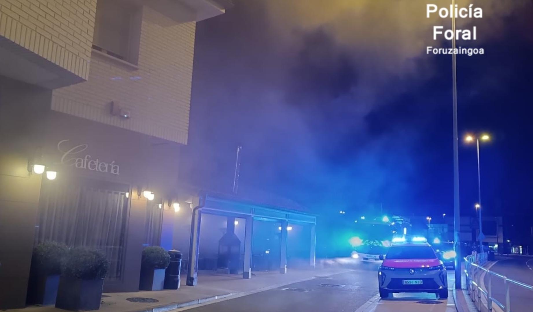 Bomberos intervienen en un incendio iniciado en el horno de 'El Panadero de Eugui'