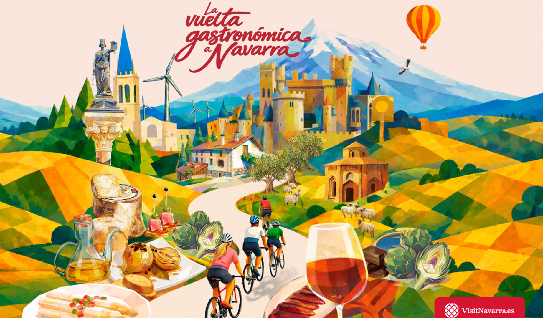 Imagen promocional de la serie roadmovie ‘La vuelta gastronómica a Navarra’