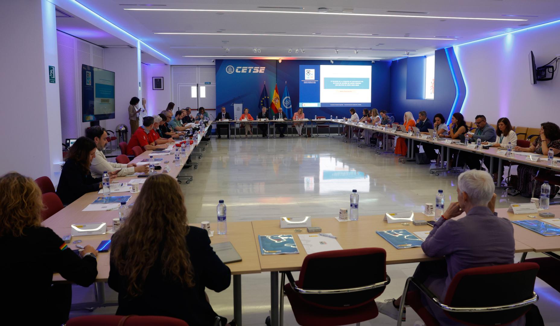 Presentación del informe sobre la evolución de los delitos e incidentes de odio en España en el año 2025, en un acto celebrado este miércoles en el Centro Tecnológico de Seguridad (CETSE) de El Pardo