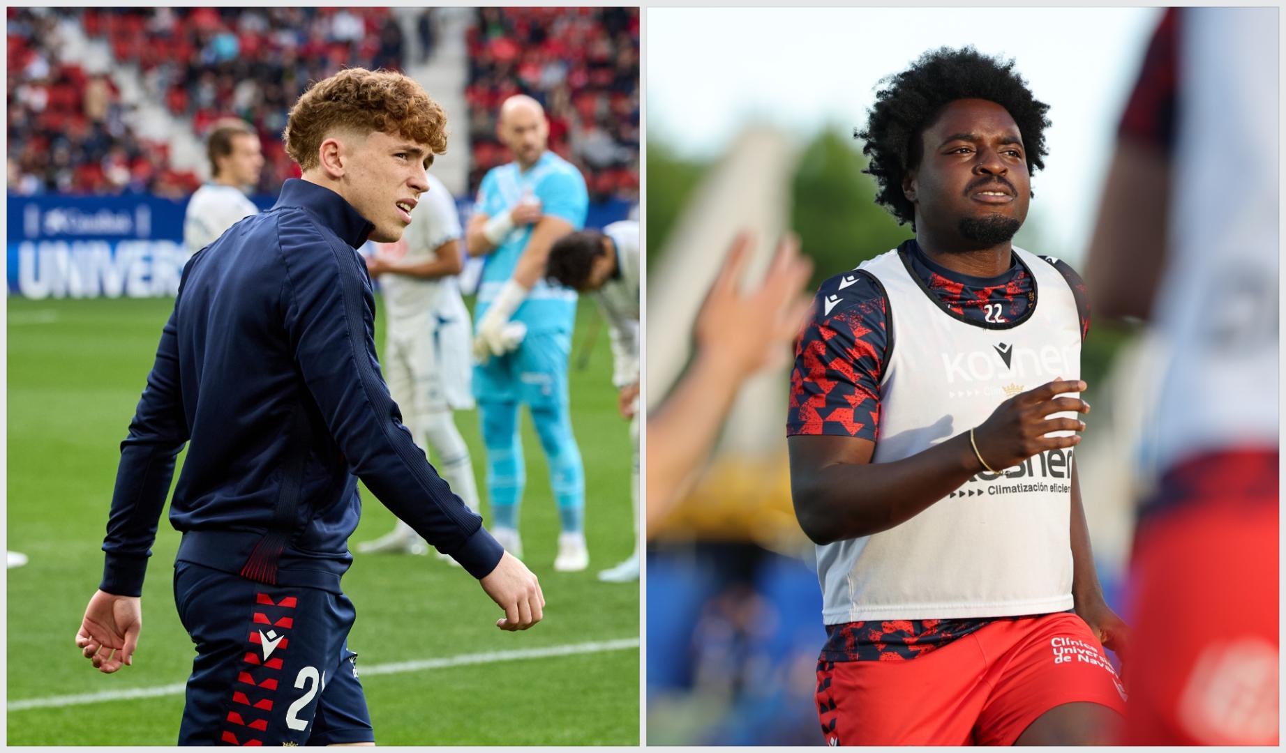 Víctor Muñoz y Enzo Boyomo son los dos jugadores de la plantilla con mayor proyección en el mercado.j.p. urdíroz