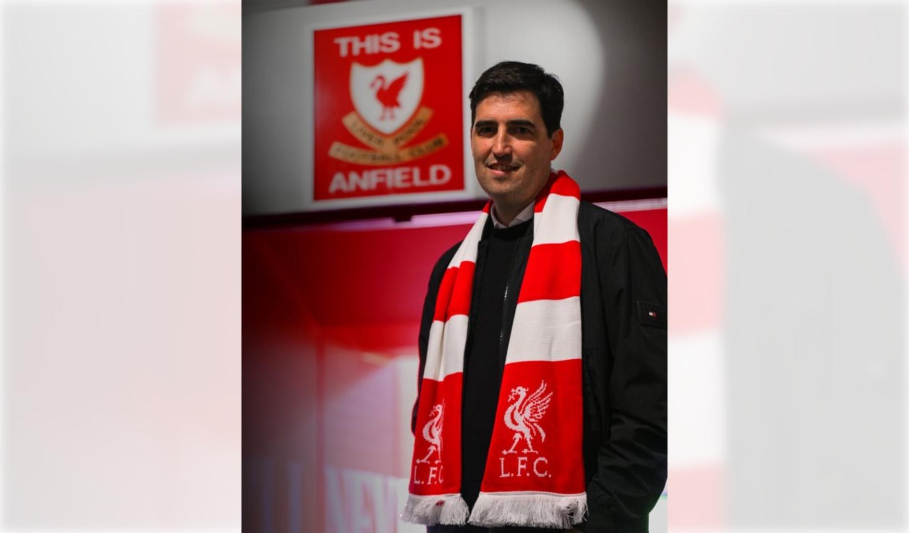 Andoni Iraola, en la presentación como nuevo técnico del Liverpoool