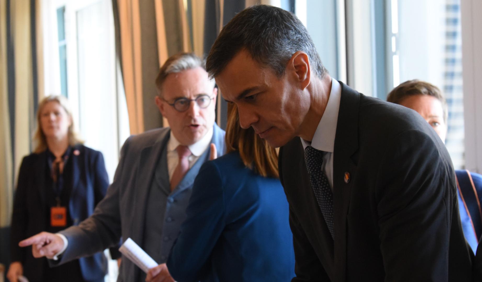 Pedro Sánchez, este viernes en la cumbre UE-Balcanes Occidentales que se celebra en la localidad montenegrina de Tivat