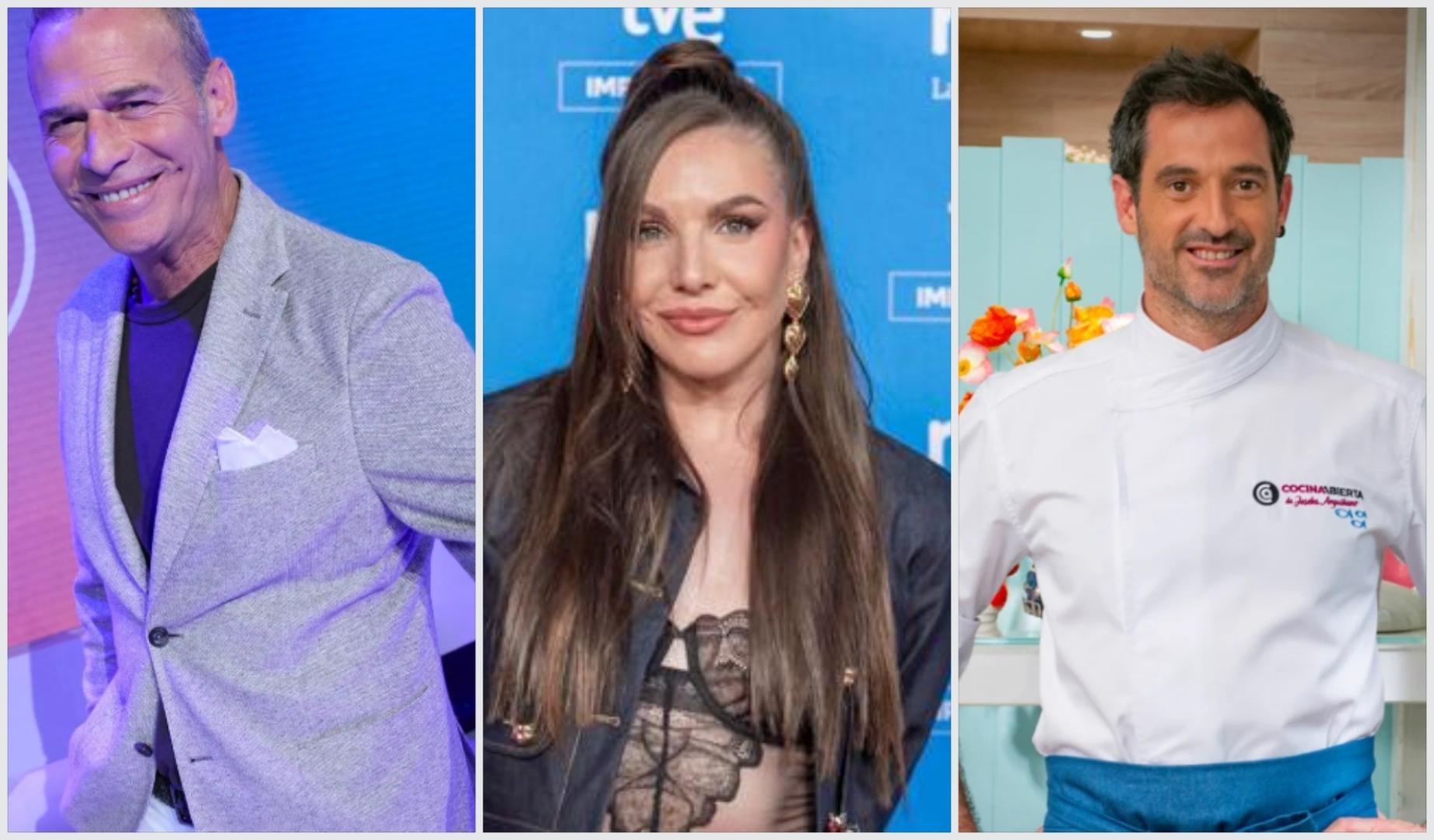 Carlos Lozano, Inés Hernand y Joseba Arguiñano