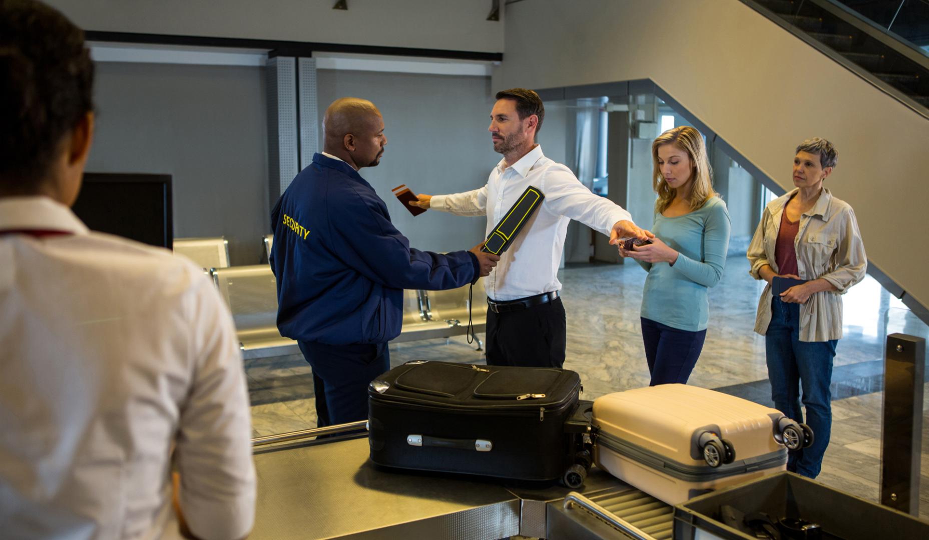 Control de seguridad en un aeropuerto