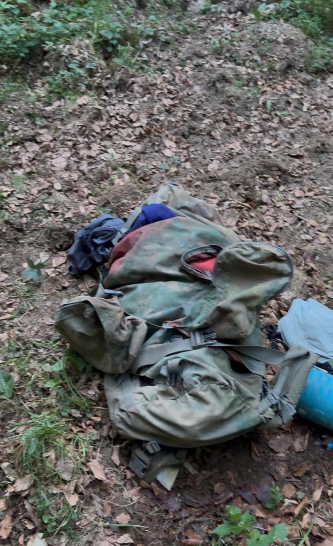 La mochila fue lo que atrajo en un primer momento la atención de la pareja de Pamplona.
