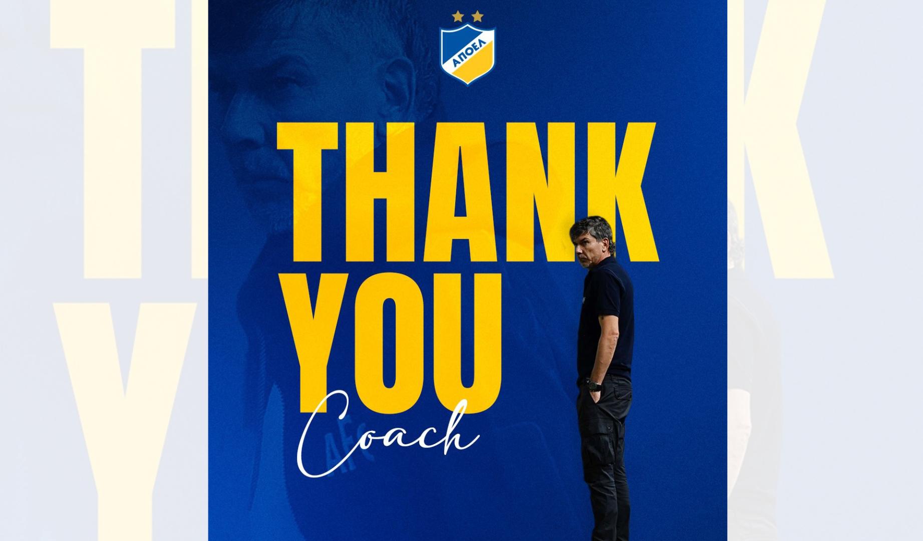 El APOEL comunica la salida de Pablo García