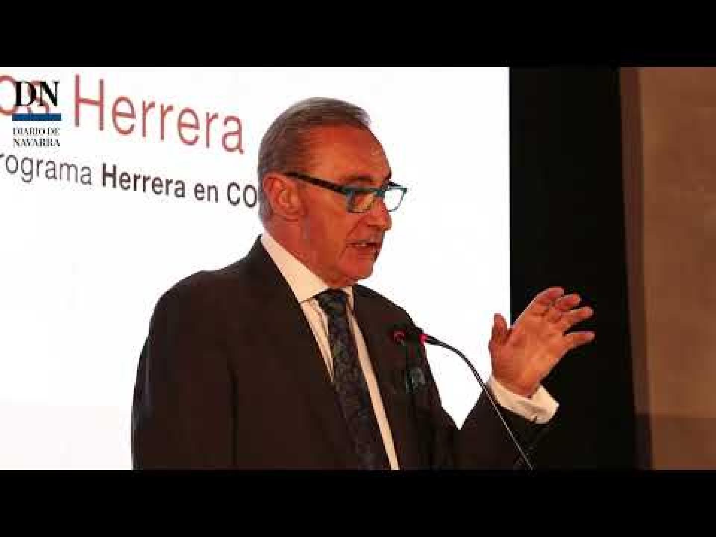 El popular comunicador ha recogido este martes 9 de junio en el Baluarte de Pamplona el galardón que concede la Fundación Diario de Navarra