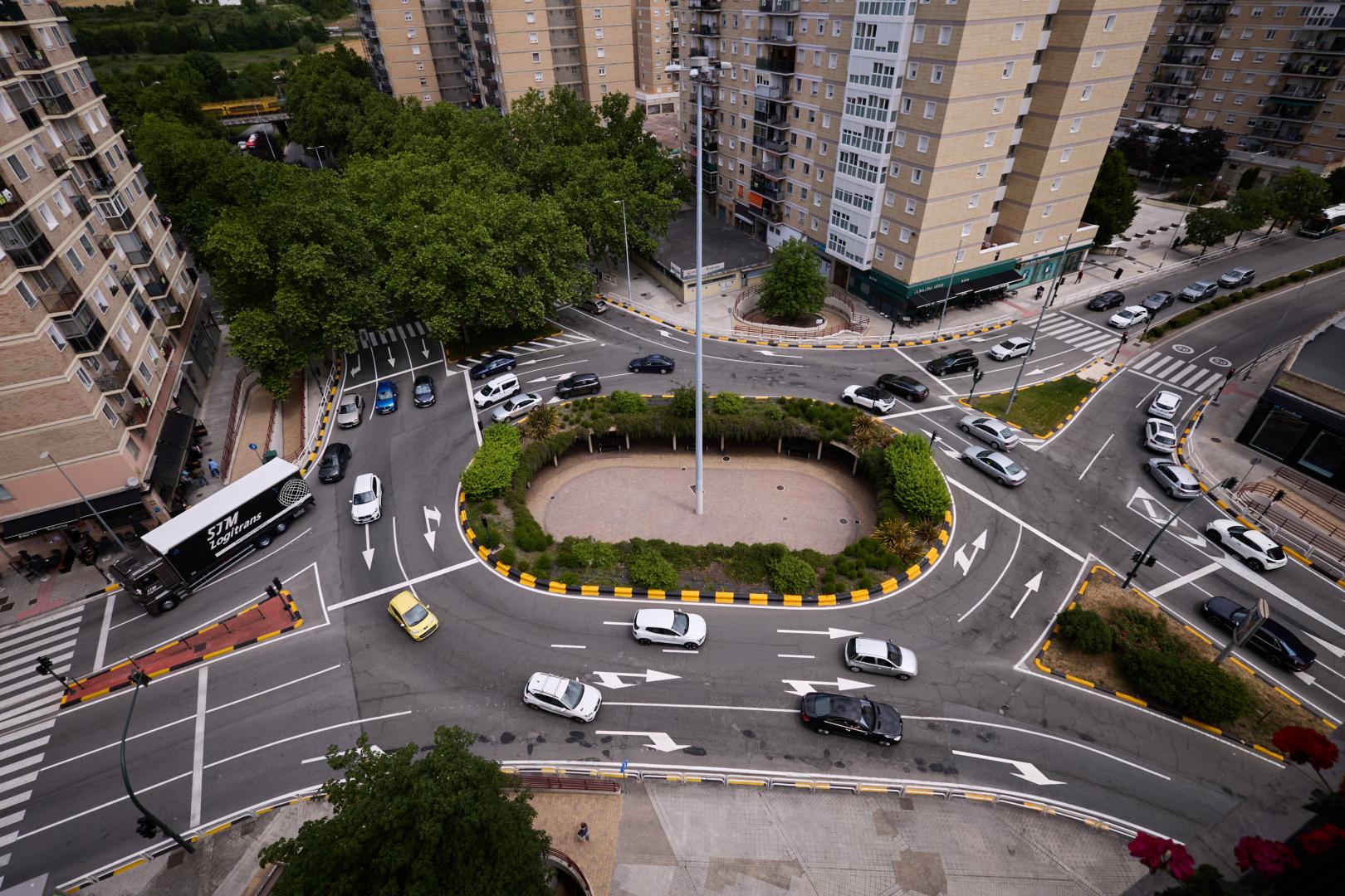 Rotonda de San Jorge, en una imagen tomada este martes 9 de junio.