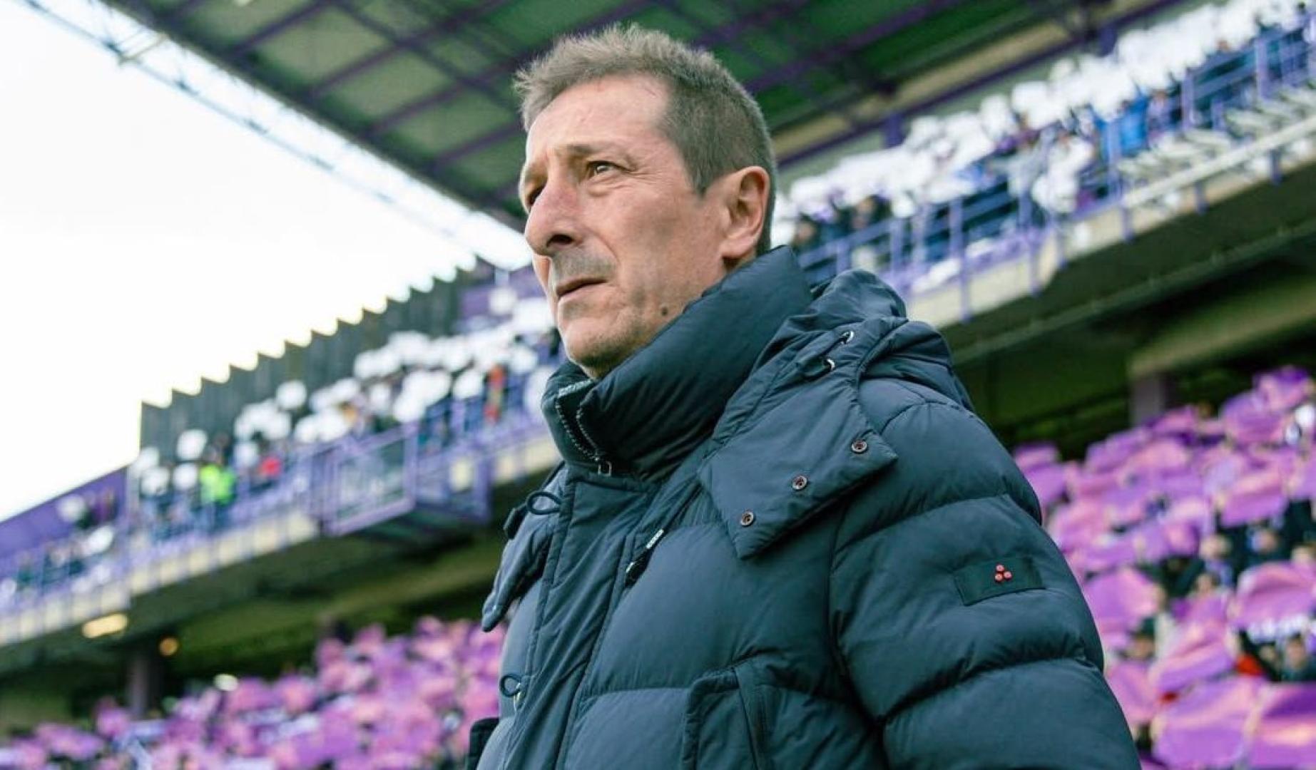 Ramis, en el partido que el Burgos jugó esta temporada en Valladolid