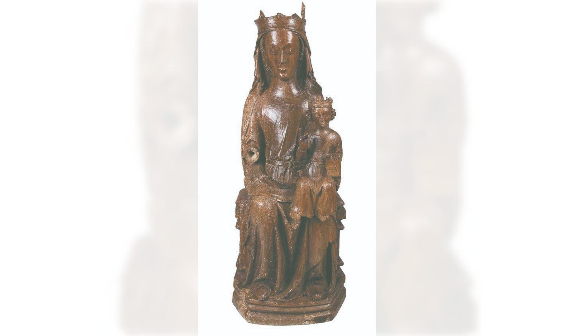 Talla gótica de la Virgen de Vesolla (valle de Ibargoiti)