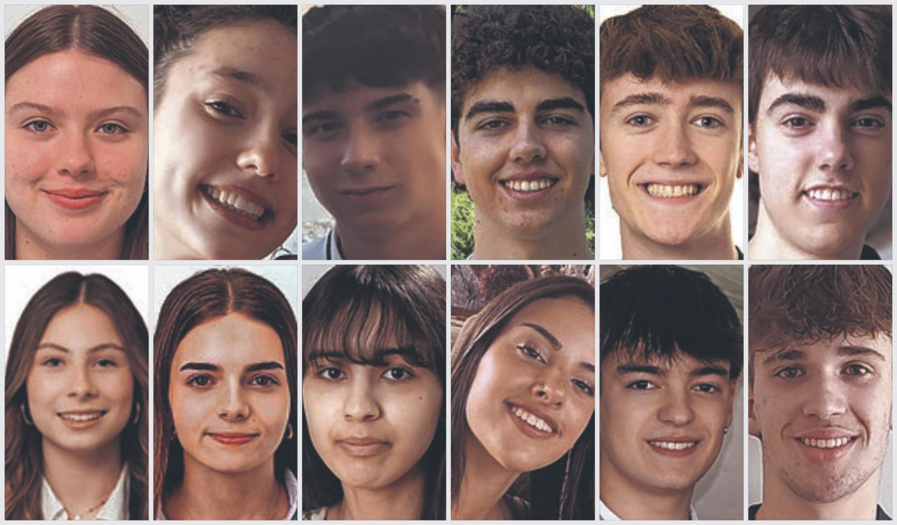 Aitana Arizkuren, Elia Ortega, Gonzalo Vinacua, Mario Calderón, Pablo Goicoechea, Mikel Sánchez, Lucía Torrens, María Campo, Meryem Bhallil, Nere Basbe, Nizam Les y Ohian García.