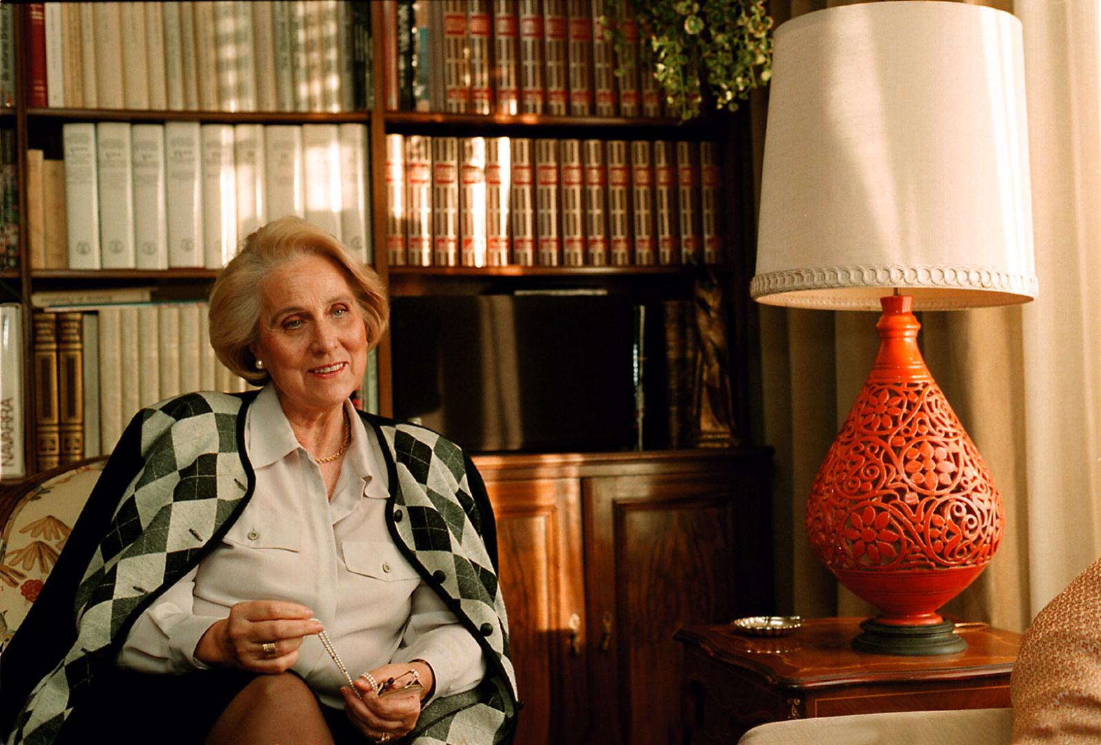 María Angeles Mezquíriz, fotografiada en 1999.
