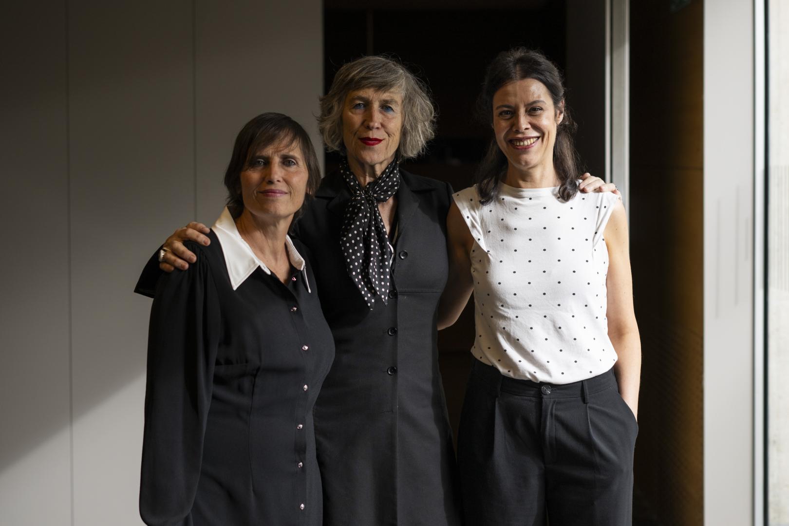 Rosa García, Alicia Otaegui y Yolanda Campos, este martes en el Civican