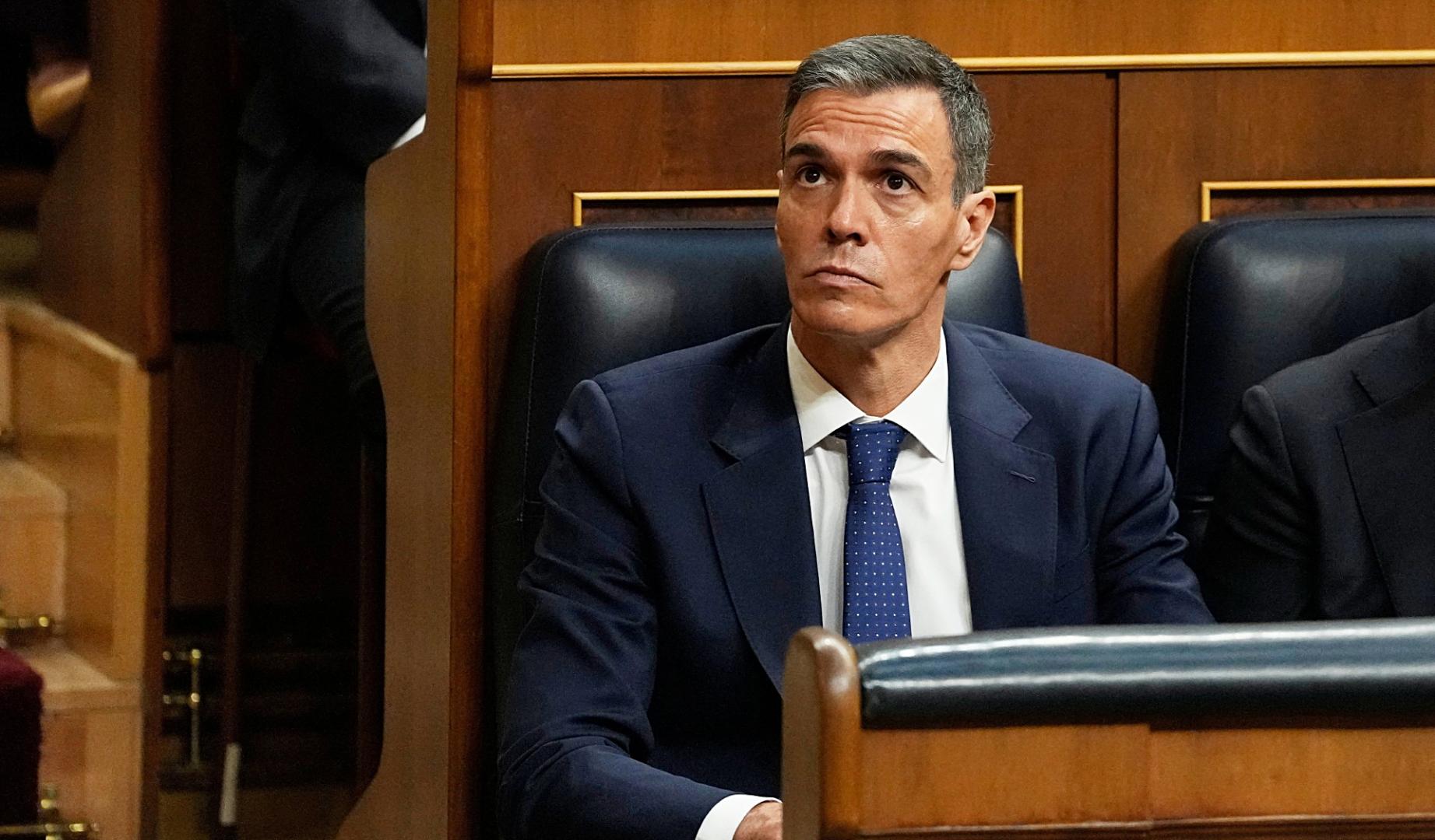 Pedro Sánchez, en el Congreso de los Diputados
