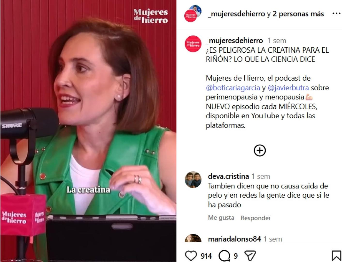 Boticaria García en su podcast 'Mujeres de hierro'