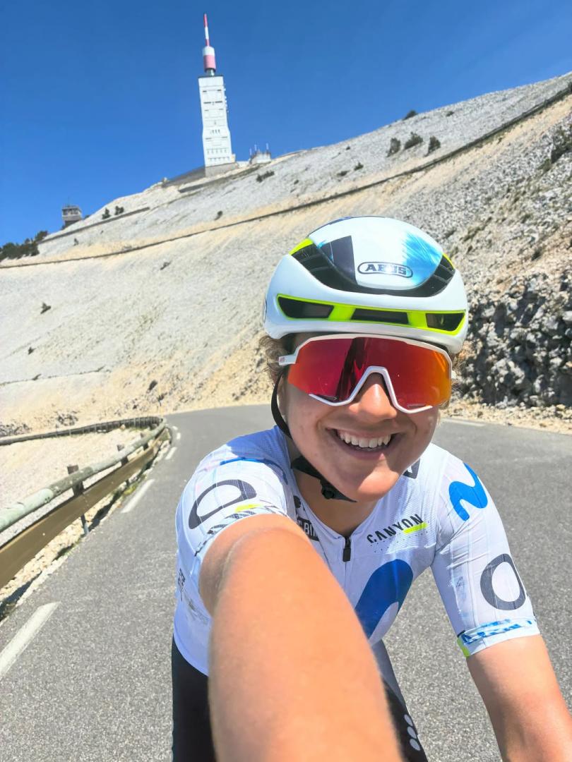 Puala Ostiz, en el Mont Ventoux.